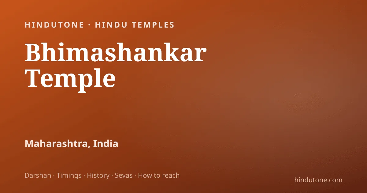 Bhimashankar Jyotirlinga Reopens June 15, 2026 After Major Renovation — Temples