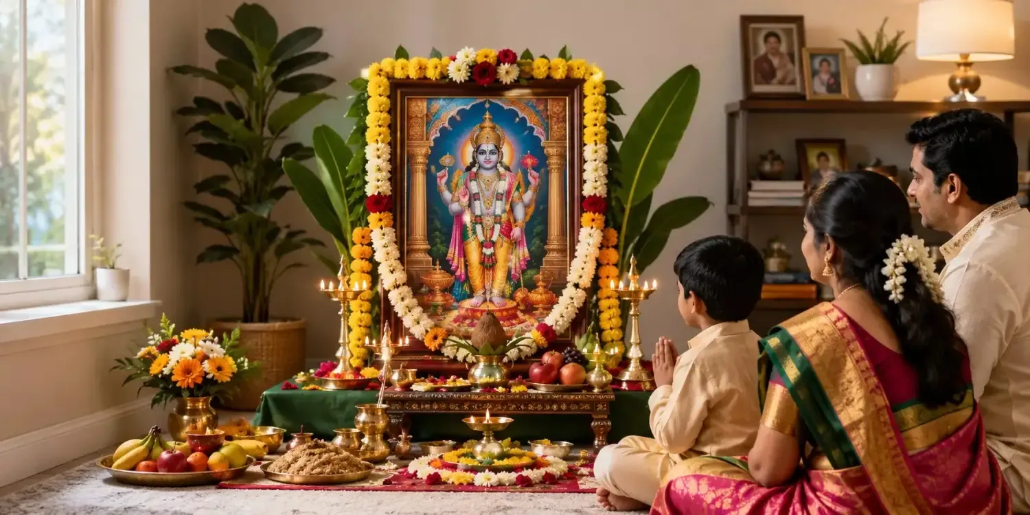 Satyanarayana Swamy Vratham at Home — A Simple NRI Guide — Spirituality